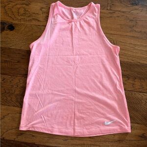 Nike pink coral dri-fit workout tank top -